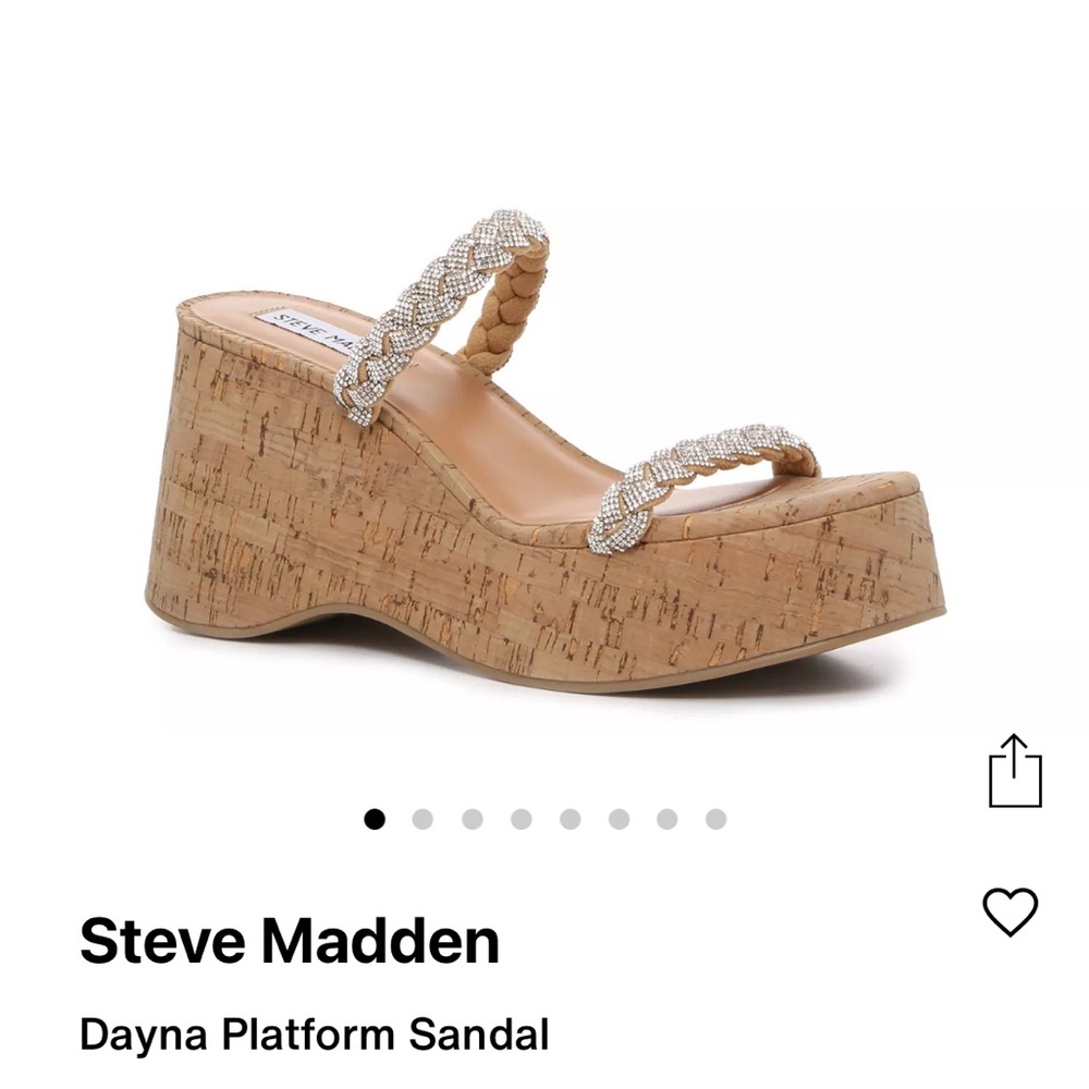Steve Madden Cork Platform Sandals